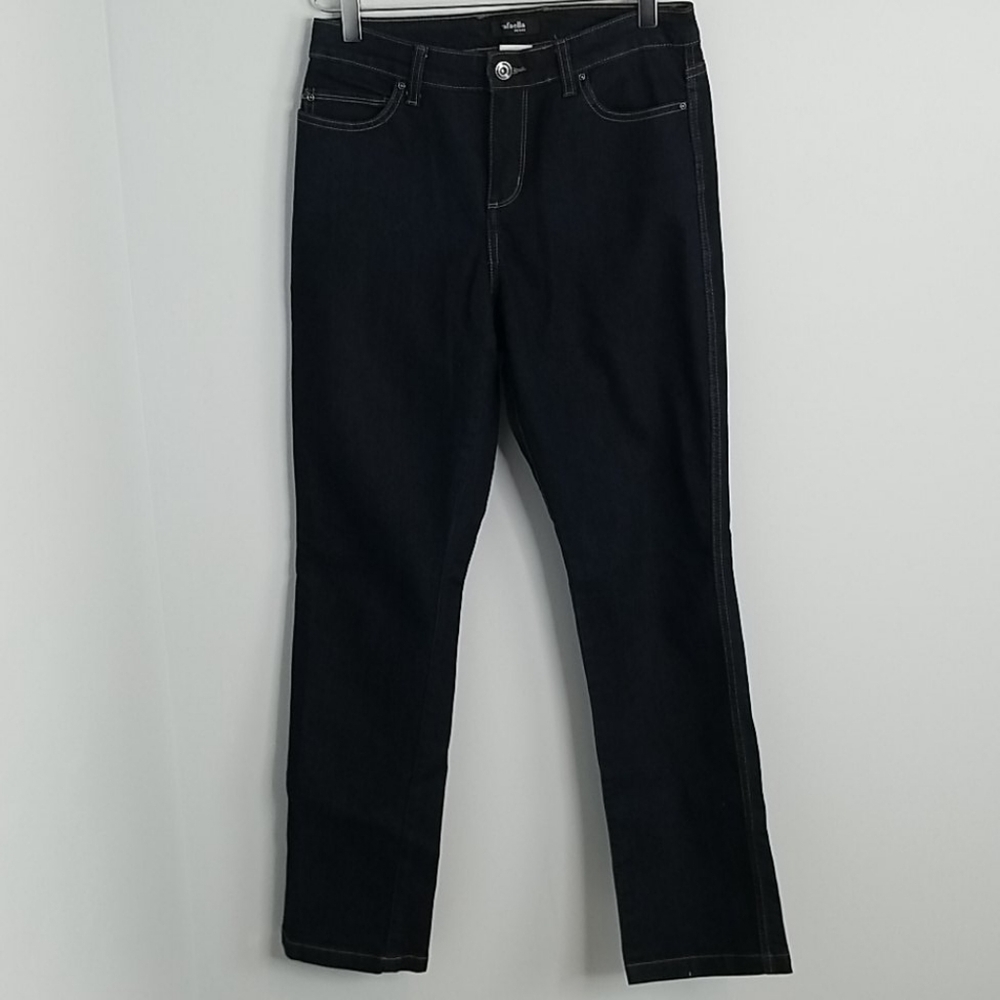 Rafaella dark blue straight leg jeans size 6p